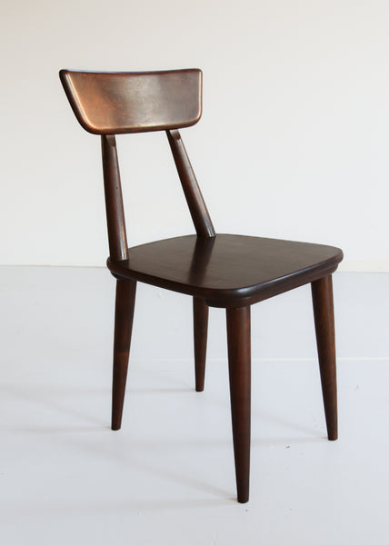 Six Imbuia Dining Chairs by EE Meyer for Binnehuis