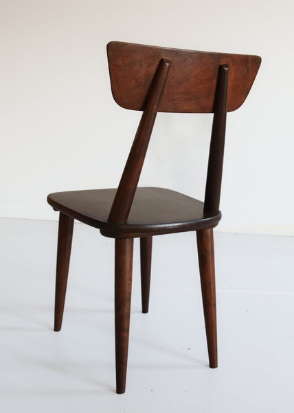 Six Imbuia Dining Chairs by EE Meyer for Binnehuis