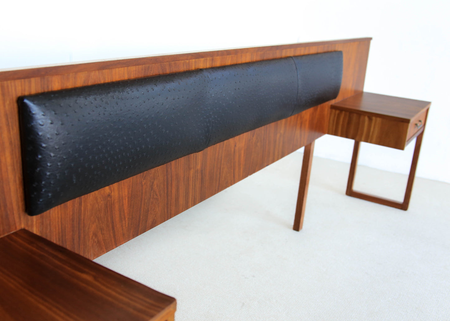 Queen Headboard with Pedestals