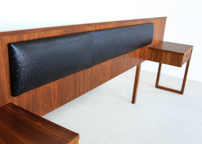 Queen Headboard with Pedestals