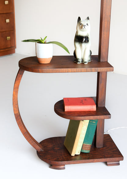 Art Deco Floor Lamp with a Table