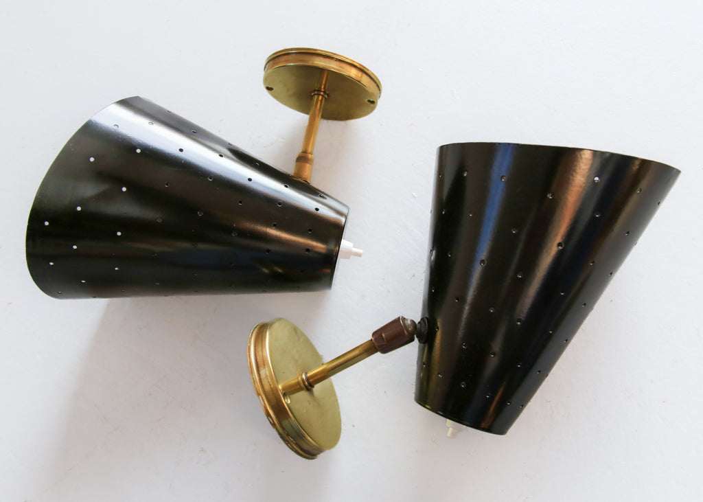 Vintage Black Wall Lamps