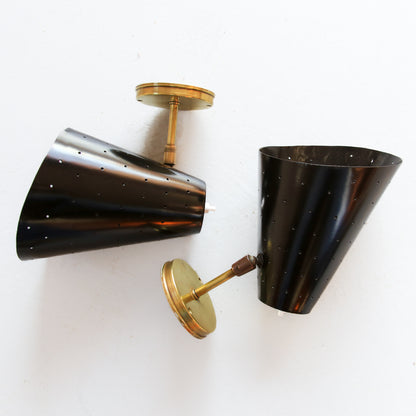 Vintage Black Wall Lamps