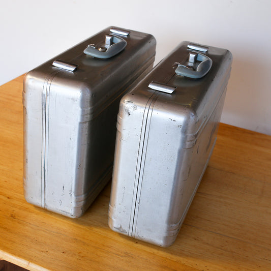 Vintage Halliburton Aluminium Suitcases - priced per piece