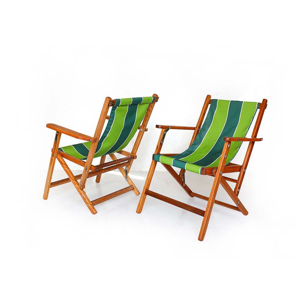 Vintage MCM Deck Chairs - three available