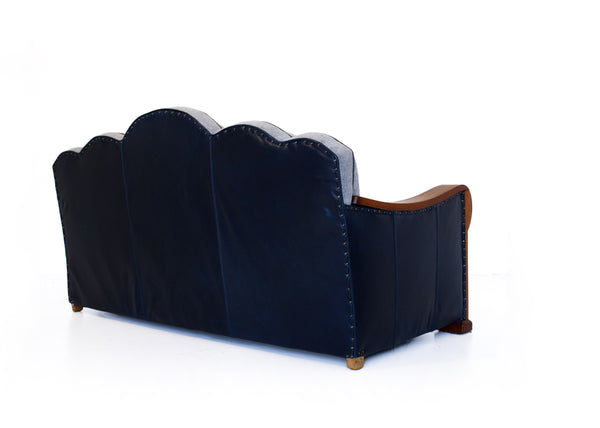 Gable Back Art Deco Couch, 1930s