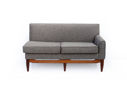 Five Seat Mid-Century Corner Unit