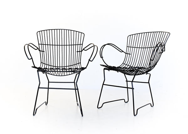 Pair of Vintage Steel Patio Chairs