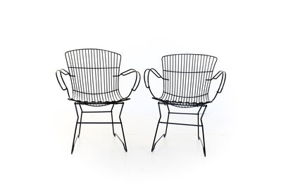 Pair of Vintage Steel Patio Chairs