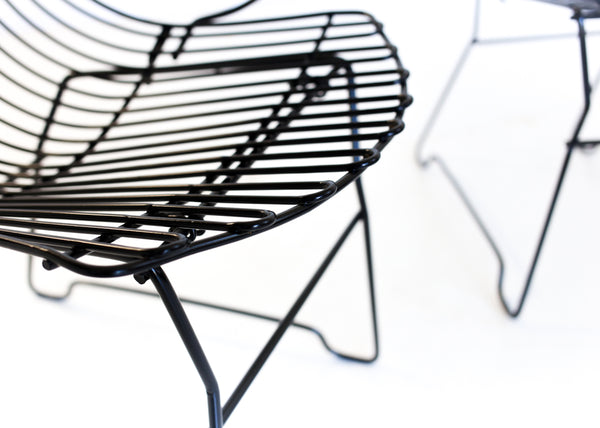 Pair of Vintage Steel Patio Chairs