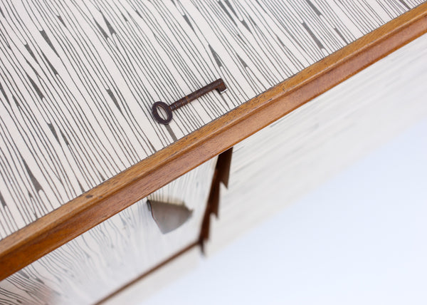 Rare Mid-century Formica Sideboard