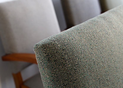 Ten Vintage Waiting Chairs in Five Colours - priced per chair