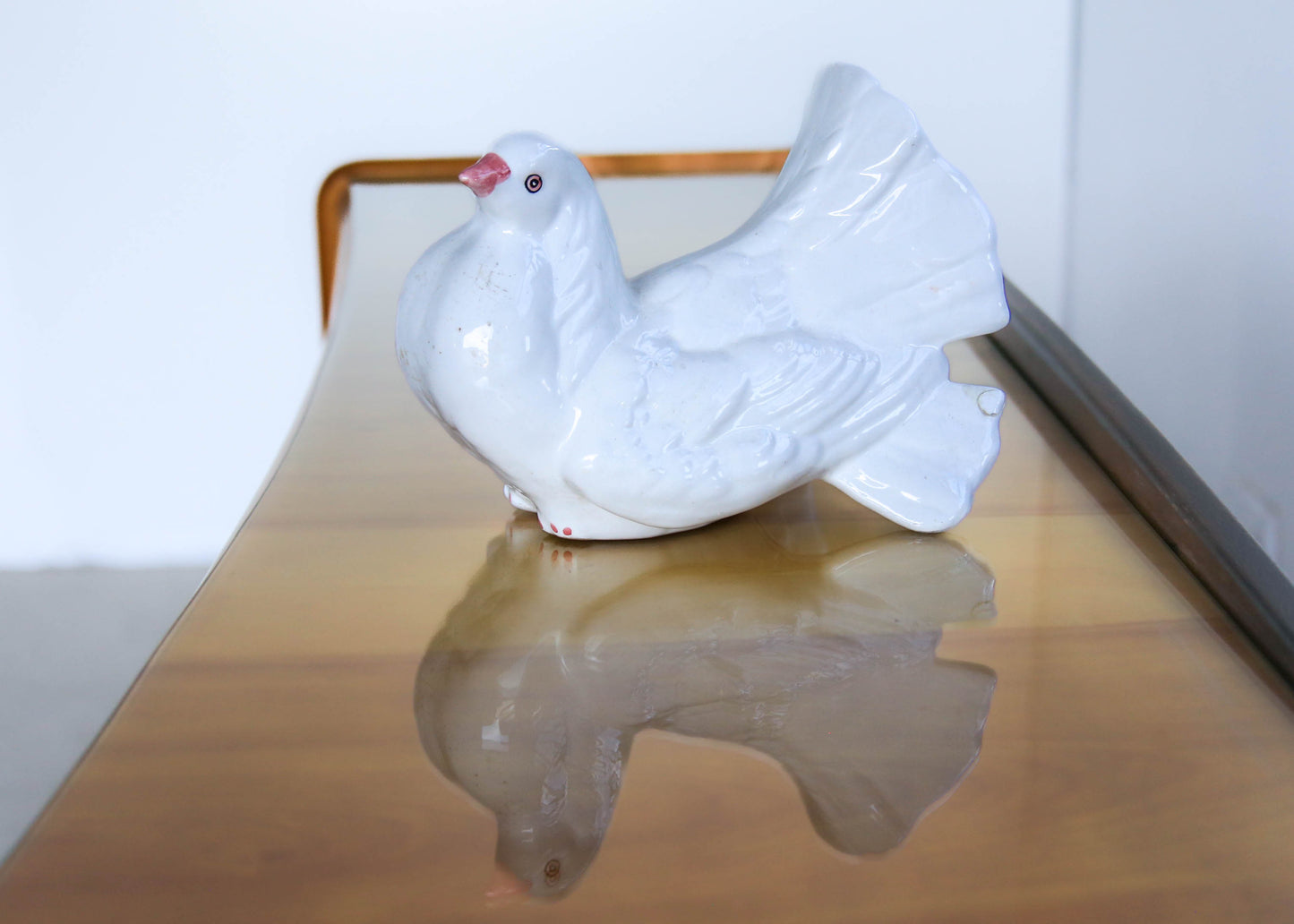 Vintage Ceramic Pigeon Figurine