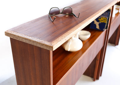 Single Mid-century Headboards with a Shelf