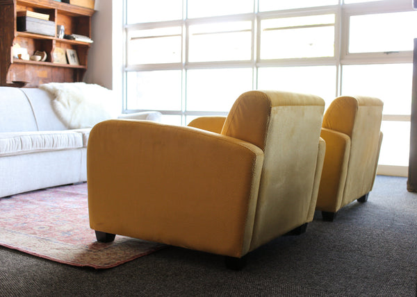 Pair of Art Deco Style armchairs