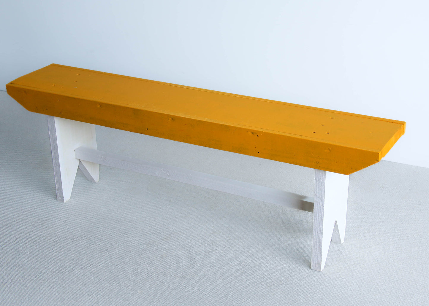 Painted Rustic Benches