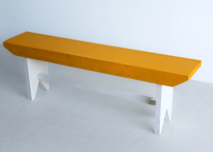 Painted Rustic Benches