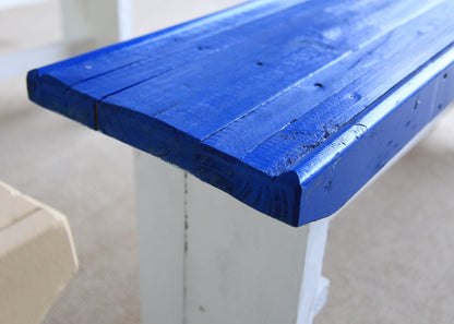 Painted Rustic Benches
