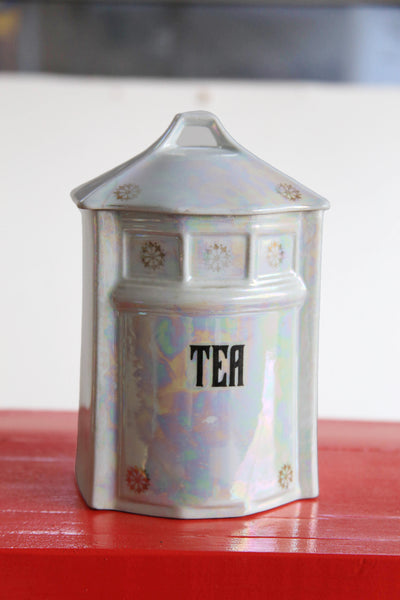 Antique Czech Kitchen Canisters