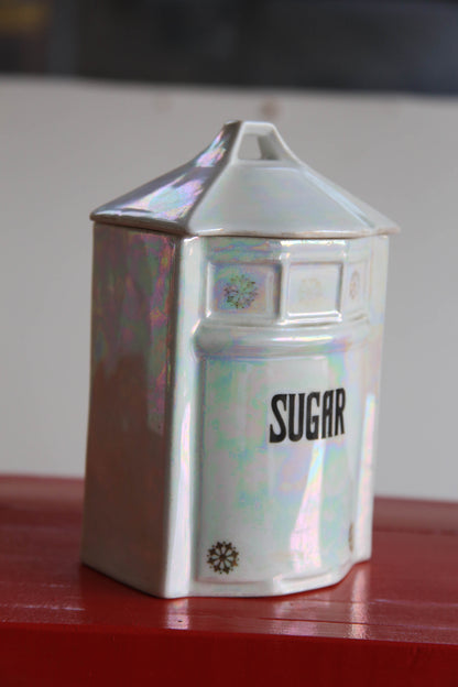 Antique Czech Kitchen Canisters Set