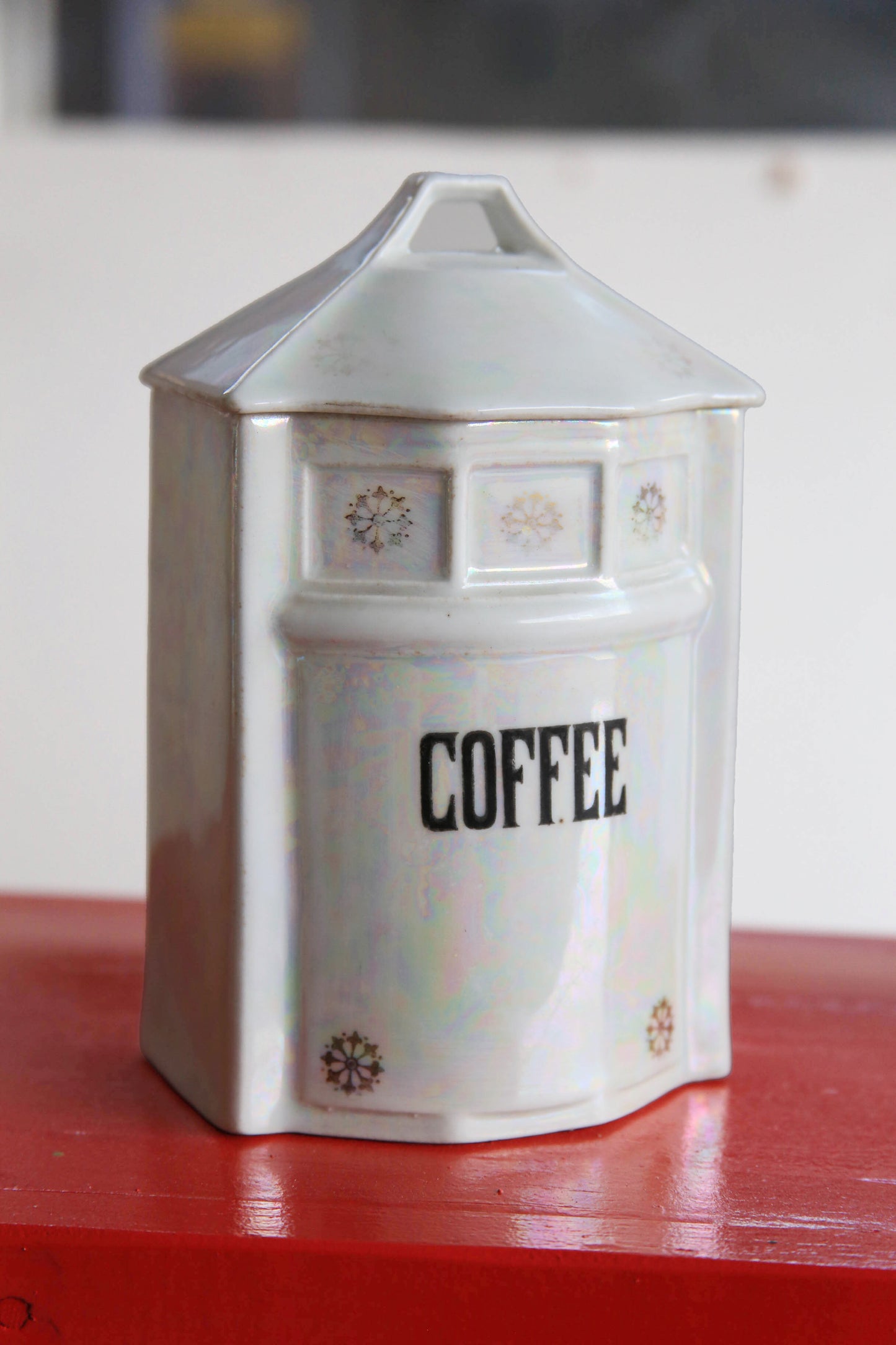 Antique Czech Kitchen Canisters Set