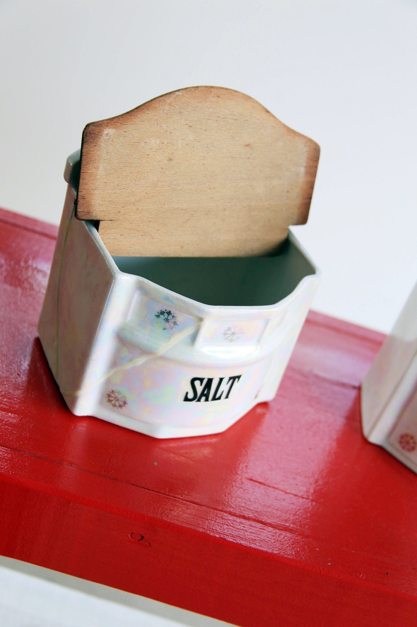 Antique Czech Kitchen Canisters Set