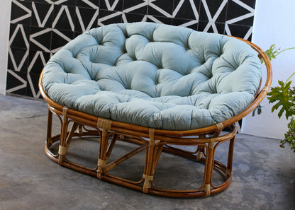 Cane Papasan Loveseat