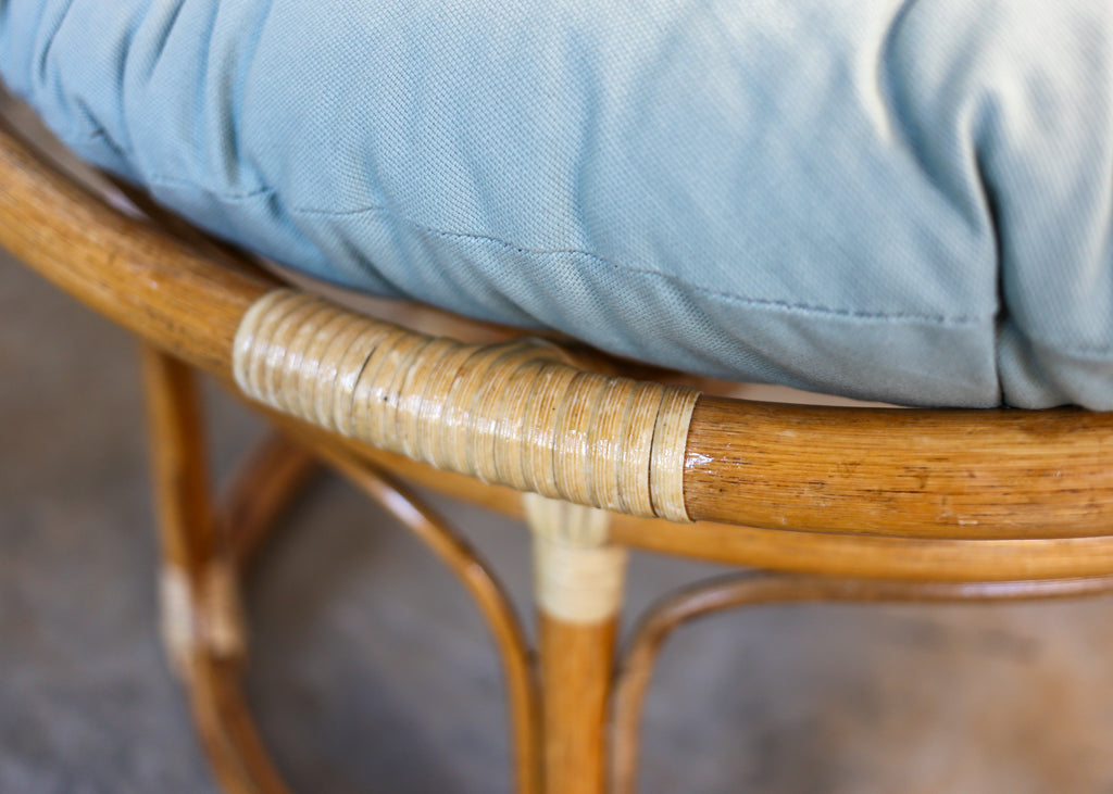 Cane Papasan Loveseat