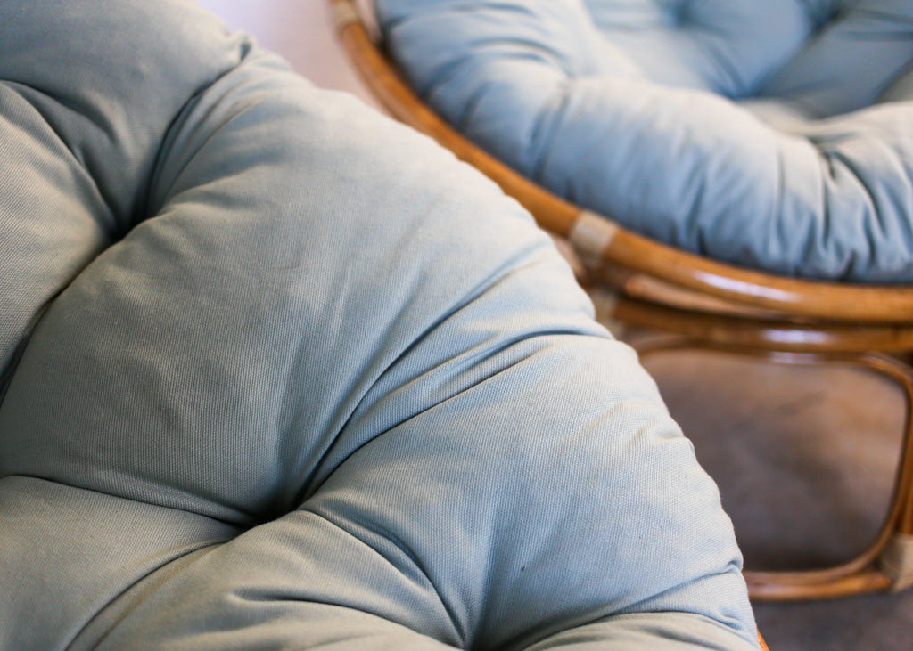 Cane Papasan Loveseat