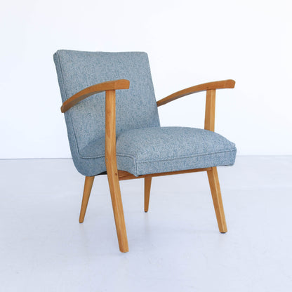 Mid-century Beech Frame Armchairs - priced per chair