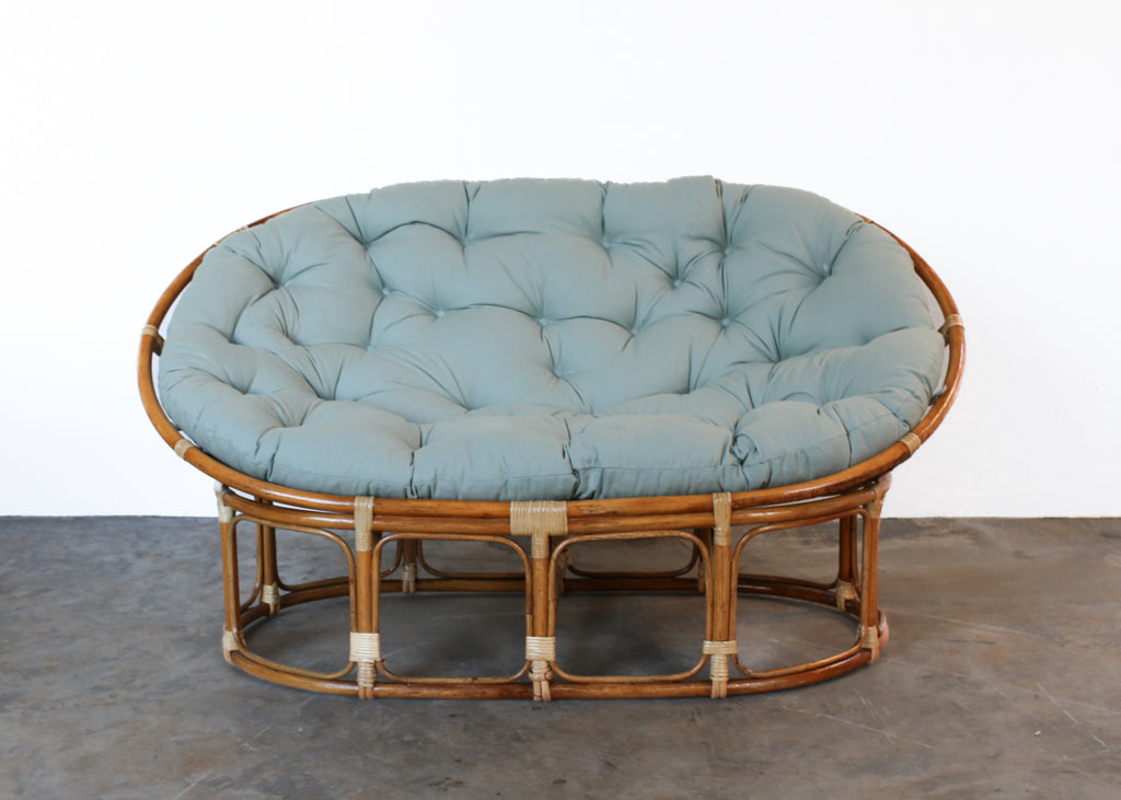 Cane Papasan Loveseat