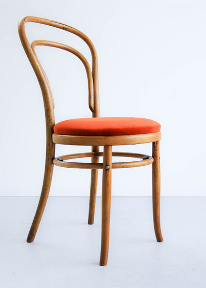 Three pairs of Vintage Bentwood Café Chairs