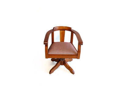 Antique Swivel Captains Chair