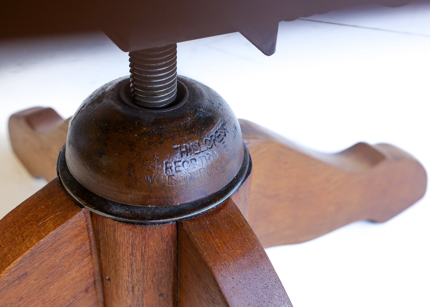Antique Swivel Captains Chair
