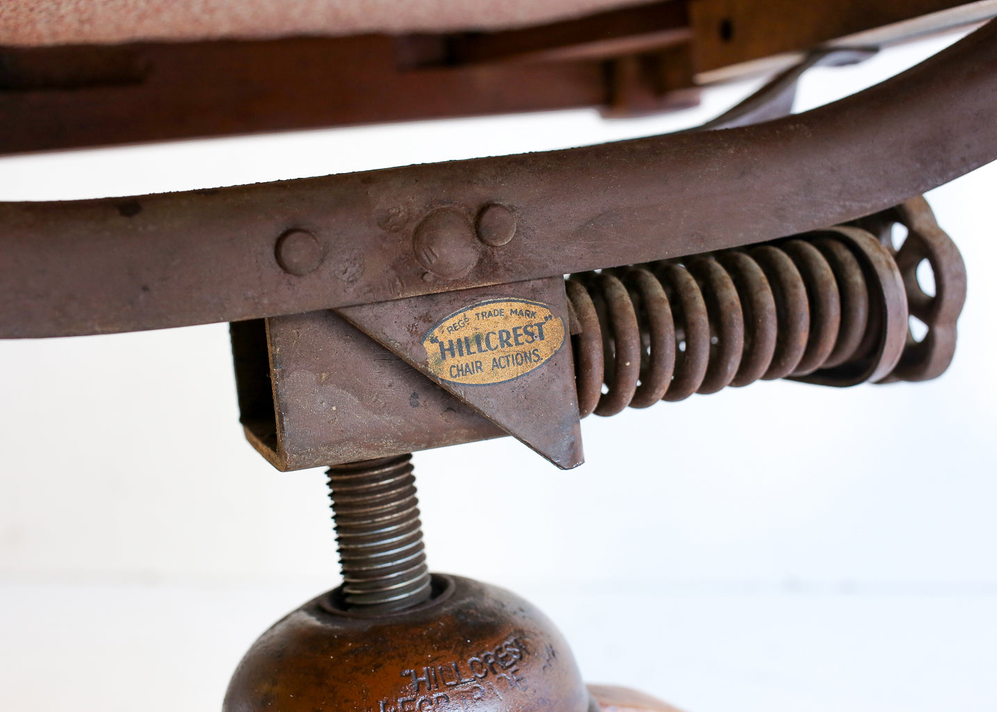 Antique Swivel Captains Chair