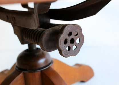 Antique Swivel Captains Chair