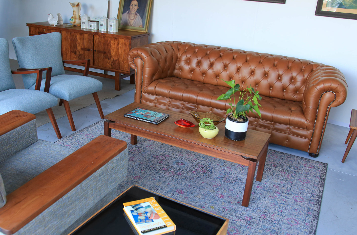 Early 20th Century Chesterfield Sofa