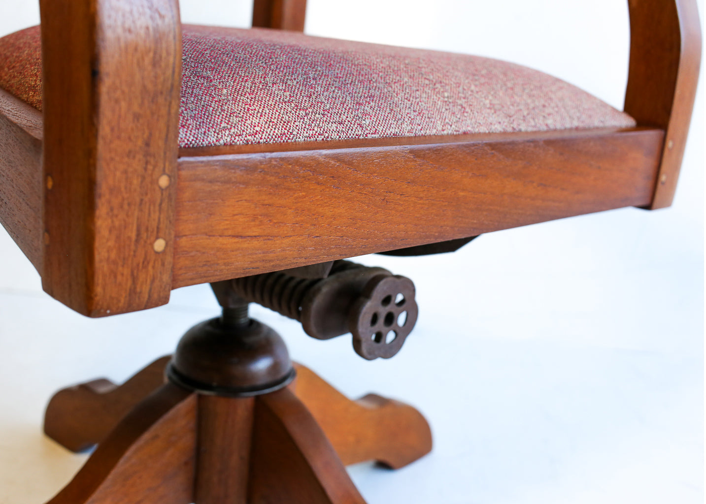 Antique Swivel Captains Chair