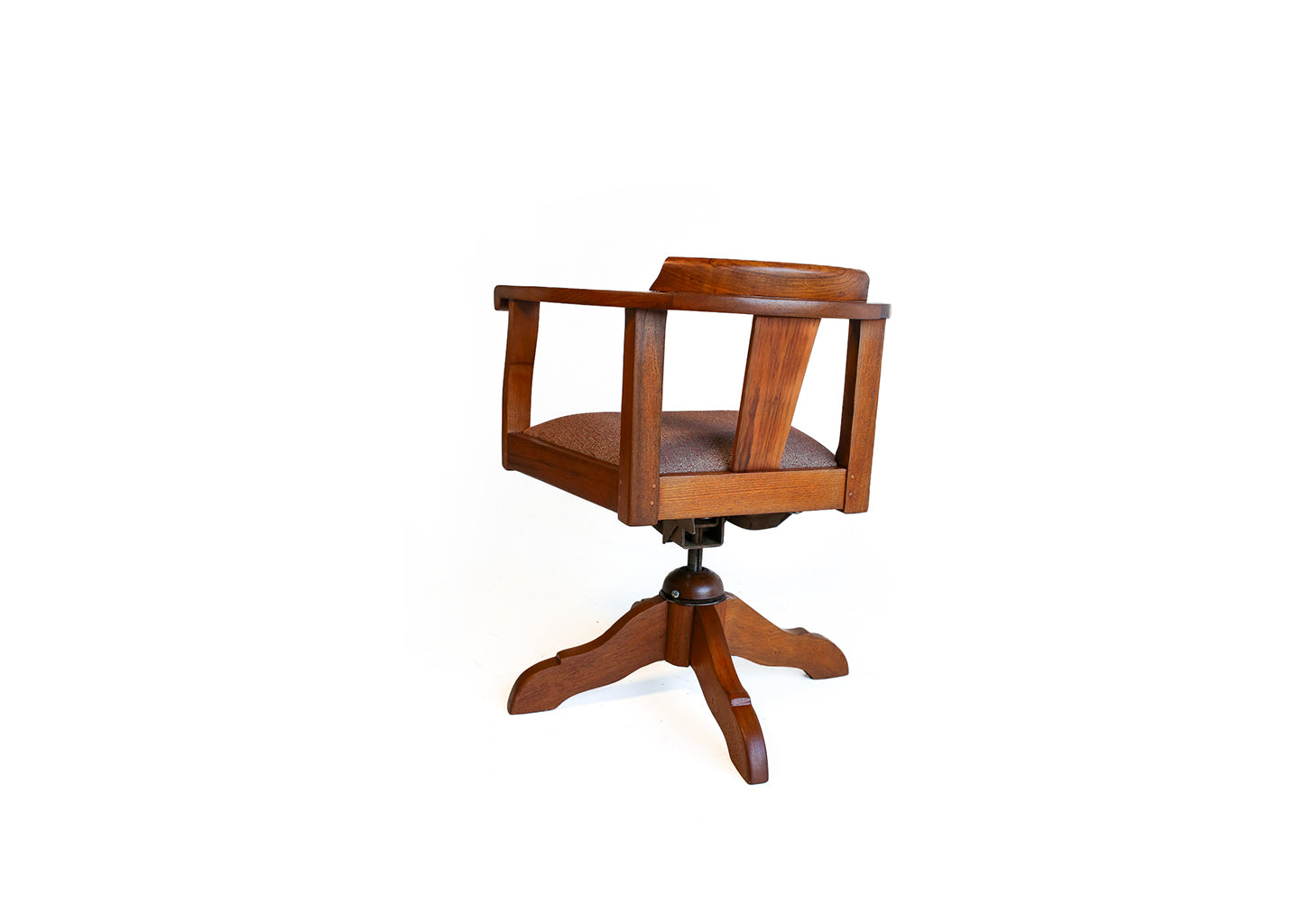 Antique Swivel Captains Chair