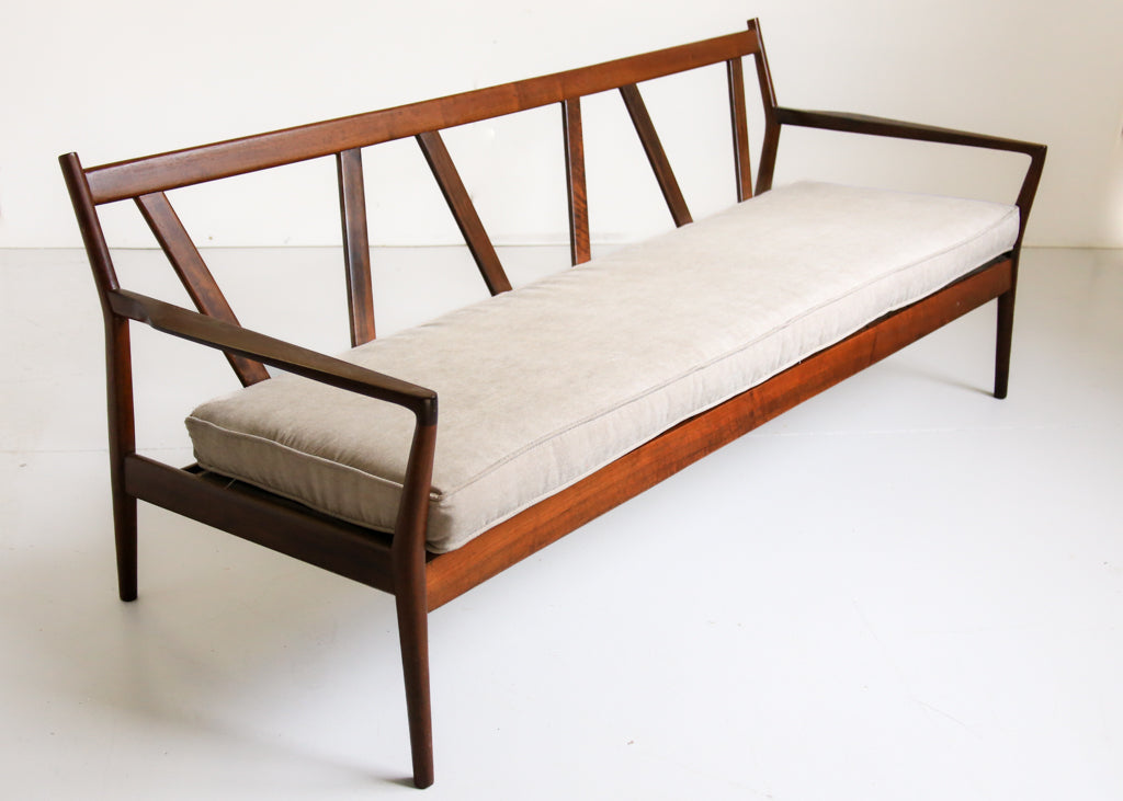 Danish Modern Imbuia Bench