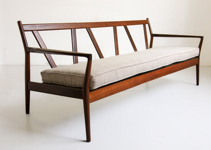 Danish Modern Imbuia Bench