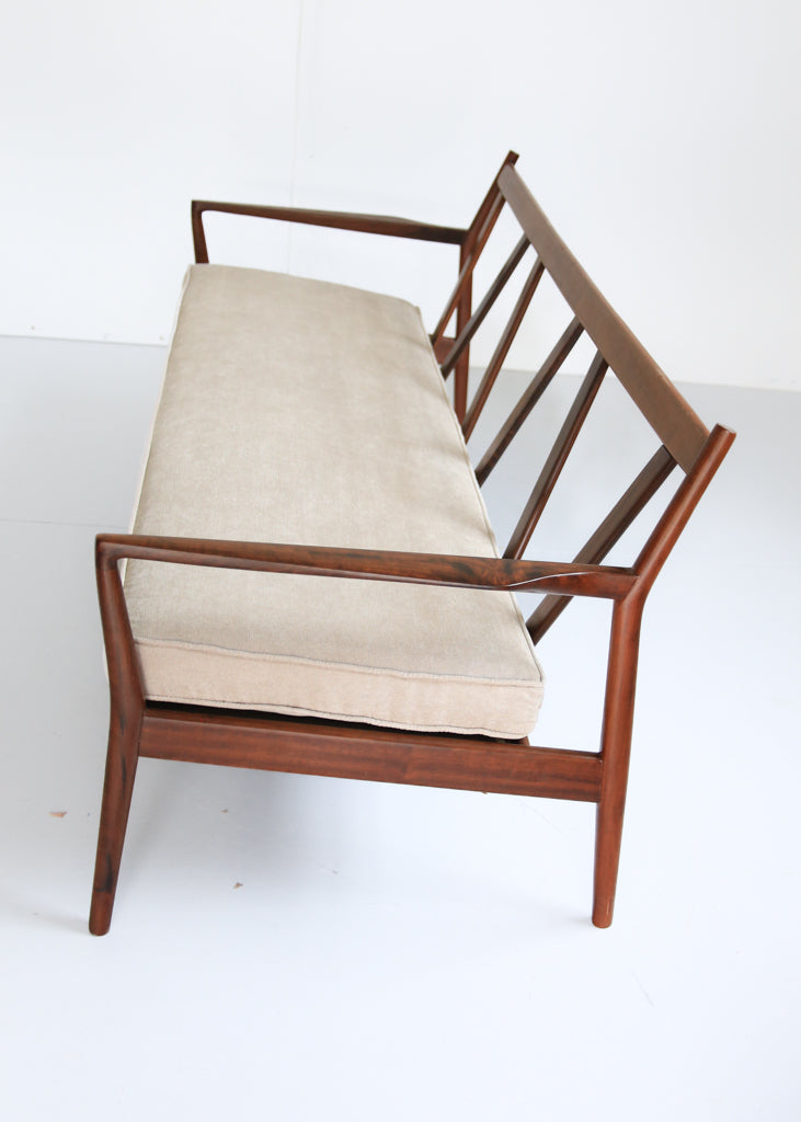 Danish Modern Imbuia Bench