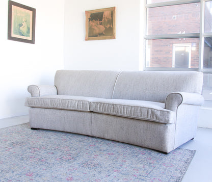 Mid-Century Curved Sofa