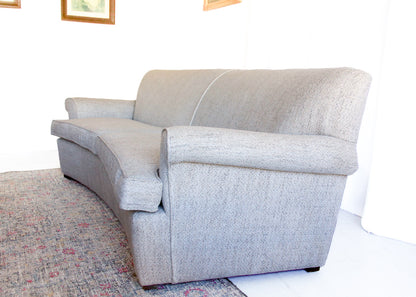Mid-Century Curved Sofa