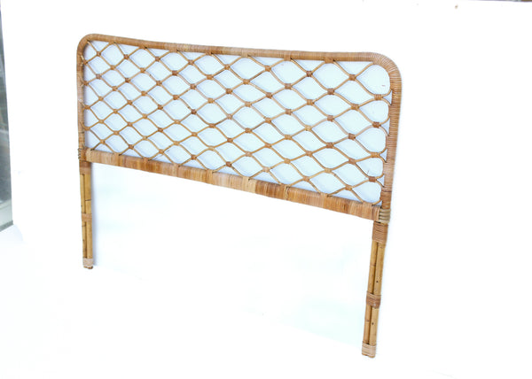 Cane Double Bed Headboard