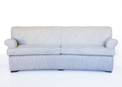 Mid-Century Curved Sofa