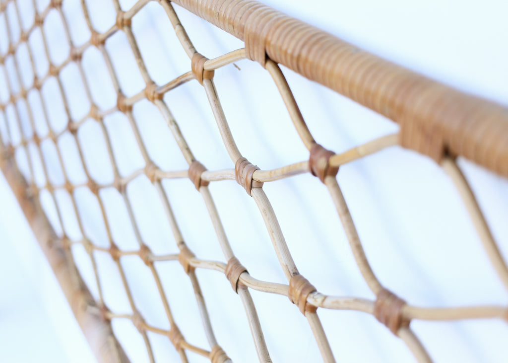 Cane Double Bed Headboard