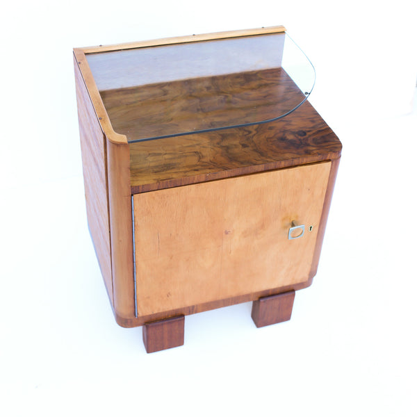 Art Deco Era Bedside Cabinet