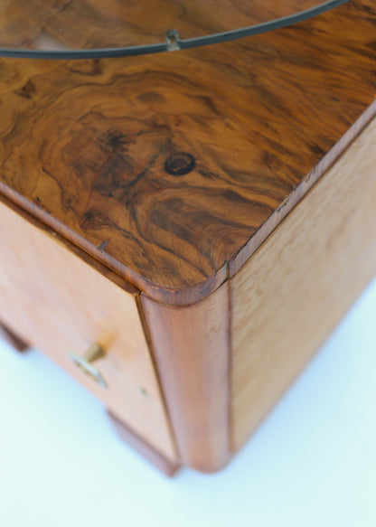 Art Deco Era Bedside Cabinet