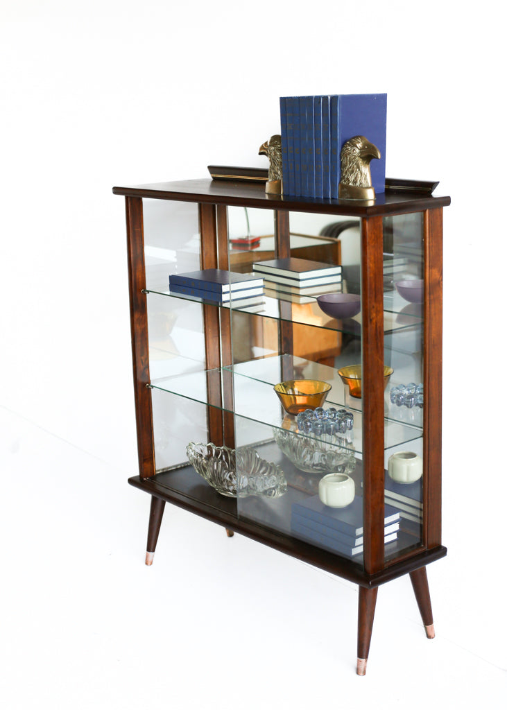 Vintage Solid Brass Eagle Head Figurine Bookends